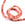 Beads wholesaler Rondelle Beads Faceted Jade Dyed Strawberry Quartz - 4x3mm - Hole: 1mm (1 strand-35cm)