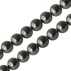 Buy Hematite round beads 6mm strand (1)