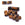Beads wholesaler Heishi rondelle bead tiger eye 6x3mm - hole: 1mm (20)