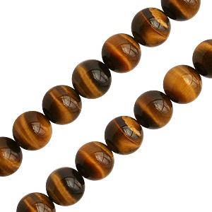 Buy Tigers eye quartz round beads 8mm strand (1)