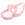 Beads wholesaler Rondelle Beads Donut Rose Quartz 8x5mm - Hole: 0.8mm (1 strand - 39cm)
