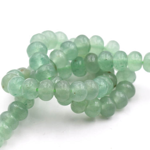 Buy Rondelle Beads Donut Aventurine 8x5mm - Hole: 1mm (1 strand-38cm)