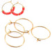 Beading hoops Golden Stainless Steel 20mm-0.6mm (4)