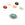 Beads wholesaler Connector Oval Gold Plated enamel Turquoise - 14x10mm (1)