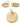 Beads Retail sales Medal Round Charm Love Engraved Gold Plated 9mm Quality (1)