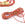 Beads Retail sales Cord Nylon Braided RED - 1.8mm (3m)