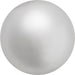 Preciosa Round Pearl Light Grey - 8mm - 74000 (20)
