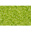 cc4 - Toho beads 11/0 transparent lime green (10g)