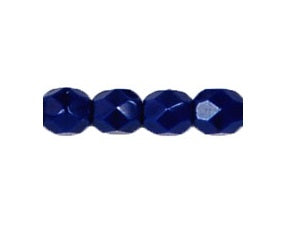 Buy Czech fire-polished beads NAVY BLUE PURPLE 3mm (30)