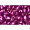 cc2218 - Toho beads 6/0 silver lined mauve (10g)