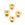 Beads wholesaler Stainless Steel Heishi Beads Separators GOLD, Flat Round, 4mm, Hole: 1.2mm (10)