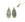 Beads wholesaler Labradorite drop Pendant, with Golden Brass 32x11mm (1)