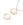 Beads wholesaler Milky Pink glass with rose gold setting 15mm (1)
