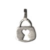 Sterling silver padlock charm 17x9mm (1)