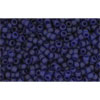 cc8df - Toho beads 15/0 transparent frosted cobalt (5g)