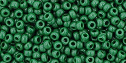 Buy cc47H - Toho beads 15/0 round Opaque pin green (5gr)