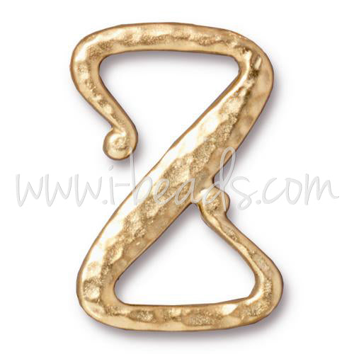 Z hook clasp gold plated 27x18mm (1)
