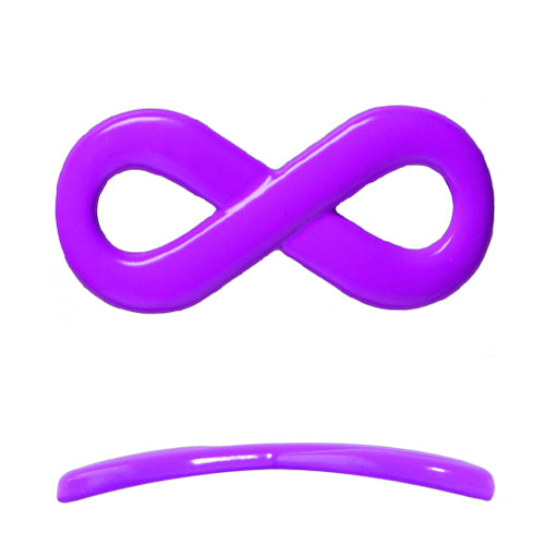 Buy Infinity link colored coating purple 20x35mm (1)