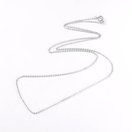 Buy Stainless Steel Chain- Necklaces, with Lobster Claw Clasps, Stainless Steel Color-70cm (1)