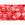 Beads Retail sales cc341 - Toho cube beads 4mm inside colour crystal/tomato lined (10g)
