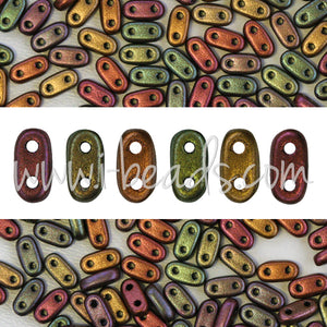 2 holes CzechMates Bar beads