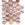 Beads wholesaler Honeycomb beads 6mm crystal capri (30)