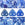 Beads Retail sales 2 holes CzechMates triangle halo ultramarine 6mm (10g)