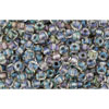 cc266 - Toho beads 11/0 gold luster crystal/opaque grey (10g)