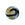 Beads wholesaler Murano bead round black blue and silver gold 8mm (1)