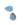 Beads wholesaler Millefiori Drop 14mm LIGHT BLUE (2)
