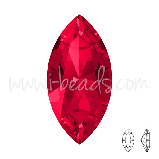 Buy Swarovski 4228 navette fancy stone scarlet 15x7mm (1)