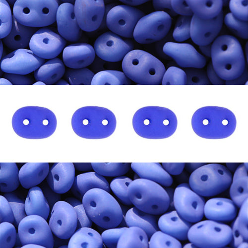 Buy Super Duo beads 2.5x5mm Neon Blue (10g)