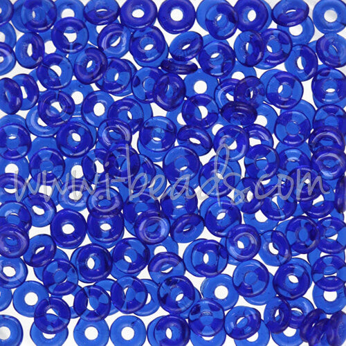 O beads 1x3.8mm cobalt (5g)