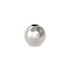 Round bead metal silver plated 925 - 4mm (10)