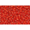 cc25 - Toho beads 11/0 silver lined light siam ruby (10g)