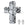 Beads wholesaler Swarovski 5378 cross bead crystal black patina effect 14mm (1)