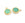 Beads wholesaler Pendant set in vermeil - round in green onyx 10mm (1)
