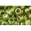 cc991 - Toho beads 3/0 gold lined peridot (10g)