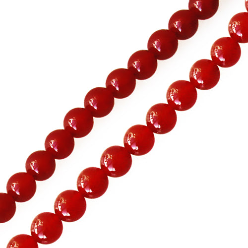Buy Red orange agate round beads 4mm strand (1)