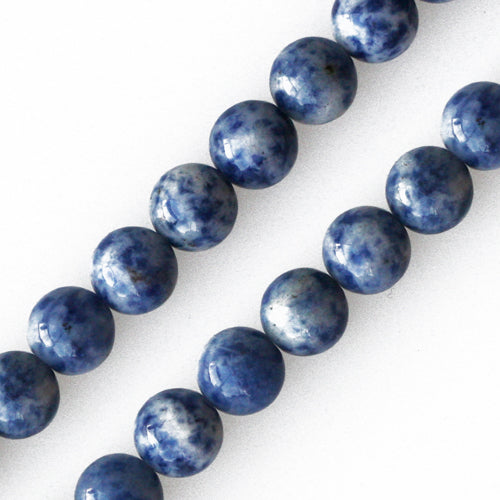 Brazilian sodalite round beads 8mm strand