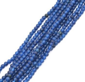 Buy Natural jade Round Beads 3mm Midnight blue appx 140 beads hole:0.6mm (1 strand)