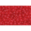 cc5bf - Toho beads 11/0 transparent frosted siam ruby (10g)