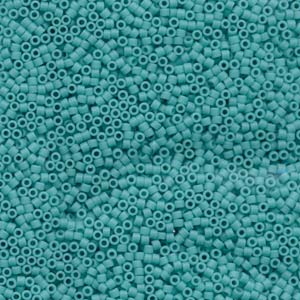 DB759 -11/0 delica bead opaque MATTE TURQUOISE- 1,6mm - Hole : 0,8mm (5gr)