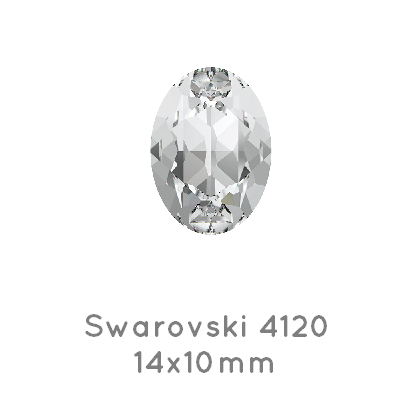 Buy Swarovski 4120 oval fancy stone Crystal f 14x10mm (2)