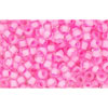 Buy cc969 - Toho beads 11/0 crystal/neon carnation lined (10g)
