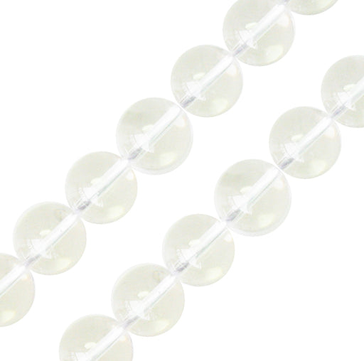 Buy Crystal quartz round beads 10mm strand (1)