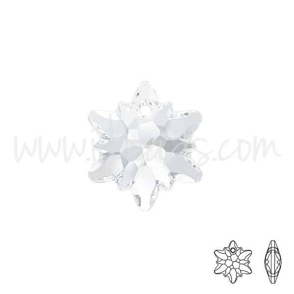 Swarovski 6748 Edelweiss pendant crystal 14mm (1)