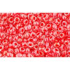 Buy cc341 - Toho beads 11/0 inside colour crystal/tomato lined (10g)
