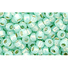 cc2118 - Toho beads 8/0 silver lined milky lt peridot (10g)