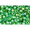 cc167 - Toho beads 8/0 transparent rainbow peridot (10g)